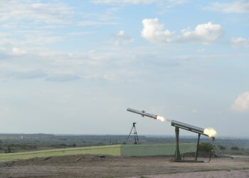 मानवसंचलित रणगाडाविरोधी क्षेपणास्त्राची चाचणी