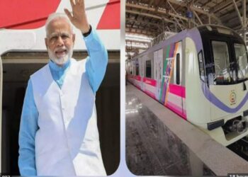 पंतप्रधान नरेंद्र मोदींच्या हस्ते मेट्रोचे उद्घाटन