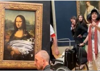 मोनालिसाच्या चित्रावर पुन्हा हल्ला