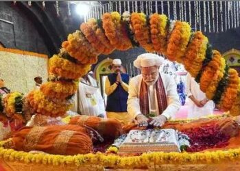 मोदींच्या हस्ते देहूत तुकाराम महाराज शीळा मंदिराचा जीर्णोद्धार