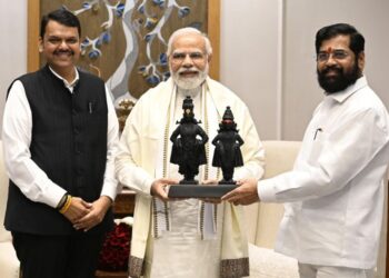 महाराष्ट्राचे मुख्यमंत्री, उपमुख्यमंत्री दिल्लीत