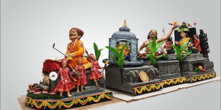 राजधानी दिल्लीत रंगला देवीचा गोंधळ